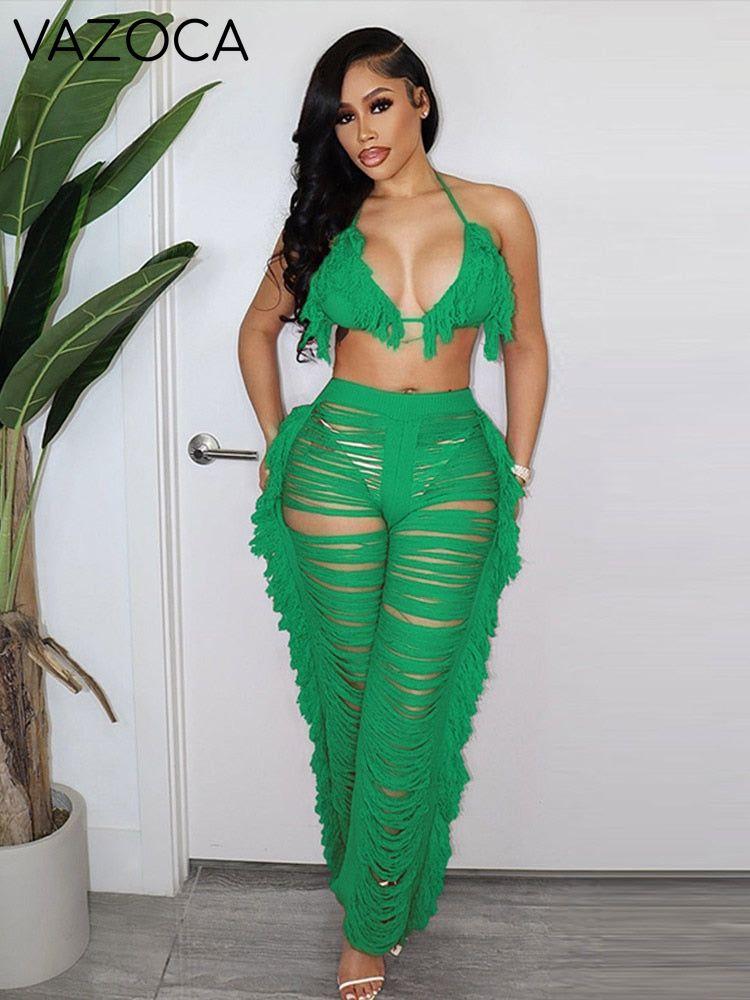 Kamaya Tassel Pants Set