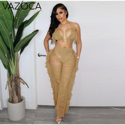 Kamaya Tassel Pants Set