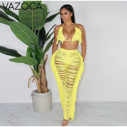Kamaya Tassel Pants Set