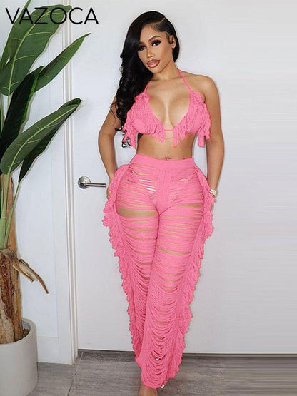 Kamaya Tassel Pants Set
