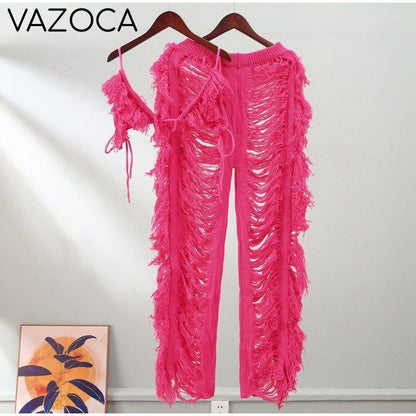 Kamaya Tassel Pants Set