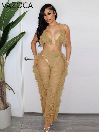 Kamaya Tassel Pants Set