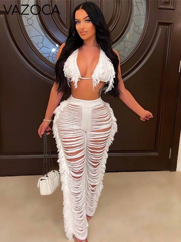 Kamaya Tassel Pants Set