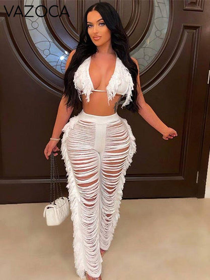 Kamaya Tassel Pants Set