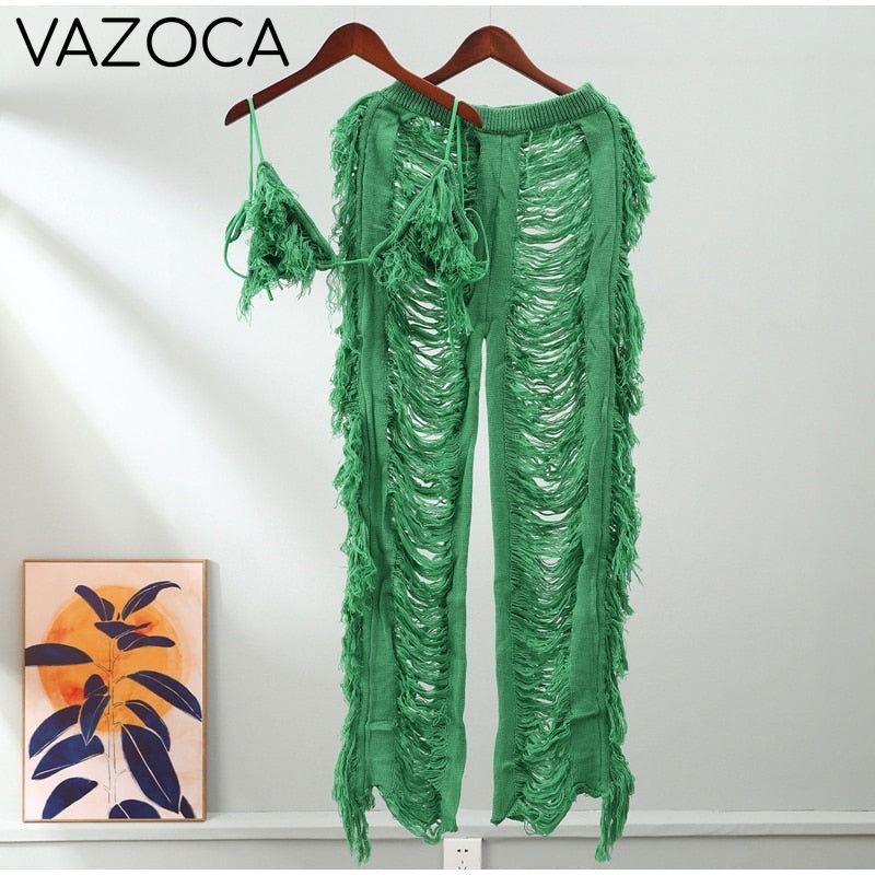 Kamaya Tassel Pants Set