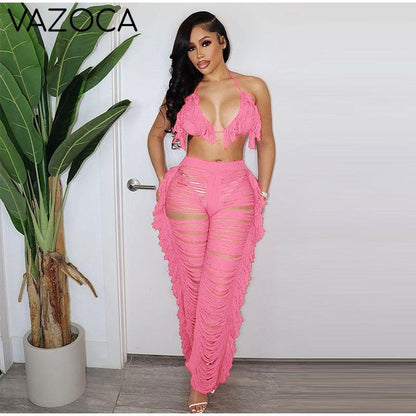 Kamaya Tassel Pants Set