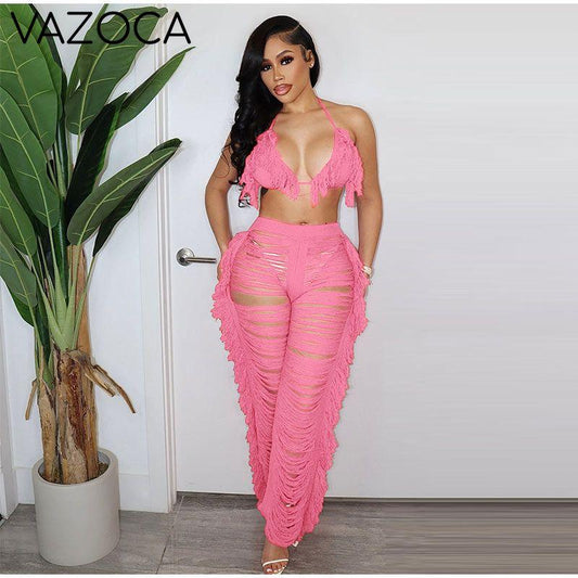 Kamaya Tassel Pants Set