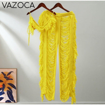 Kamaya Tassel Pants Set