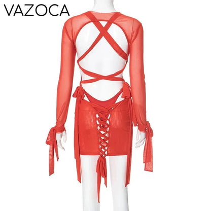 Kassidy Mesh Mini Dress