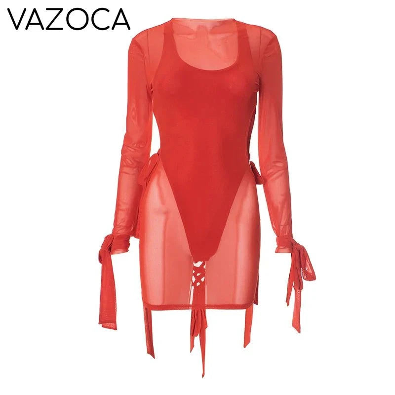 Kassidy Mesh Mini Dress