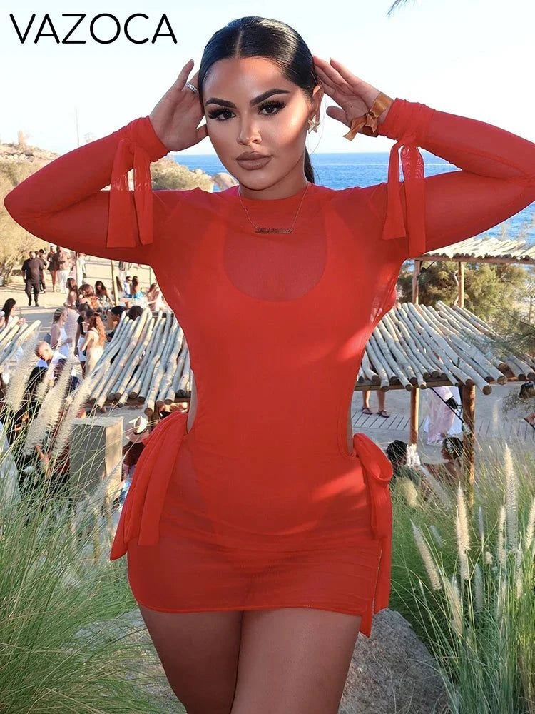 Kassidy Mesh Mini Dress