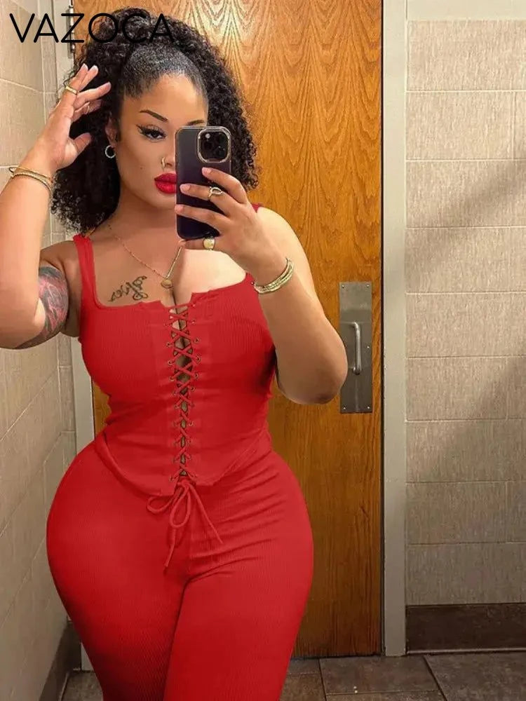 Kayla Ribbed Short Set