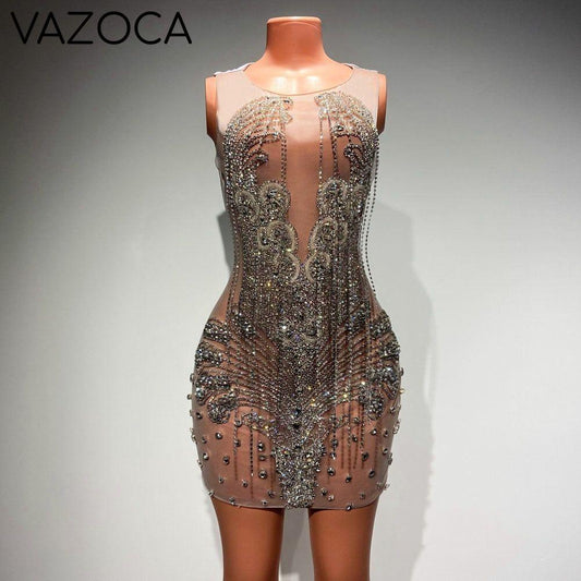Keisha Luxury Beaded Dress