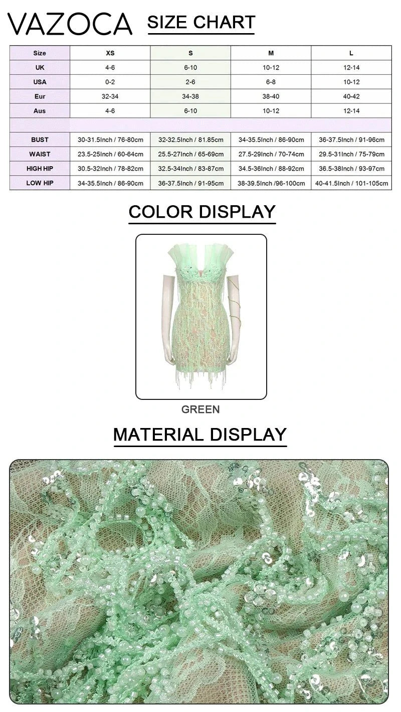 Kiana Beading Mini Dress