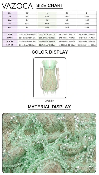 Kiana Beading Mini Dress