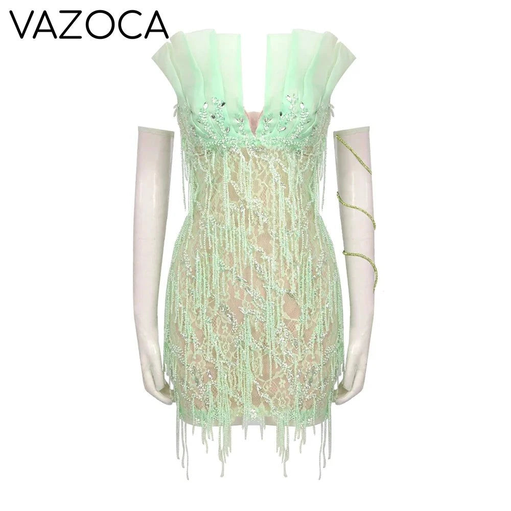 Kiana Beading Mini Dress