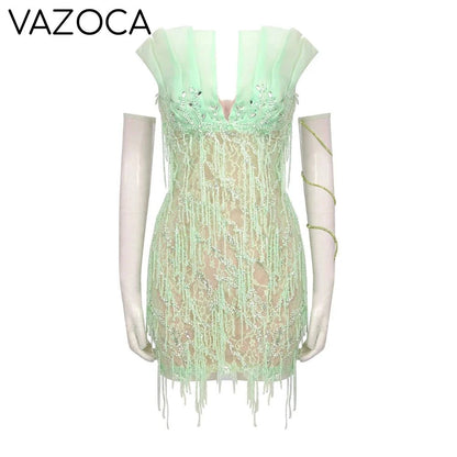 Kiana Beading Mini Dress