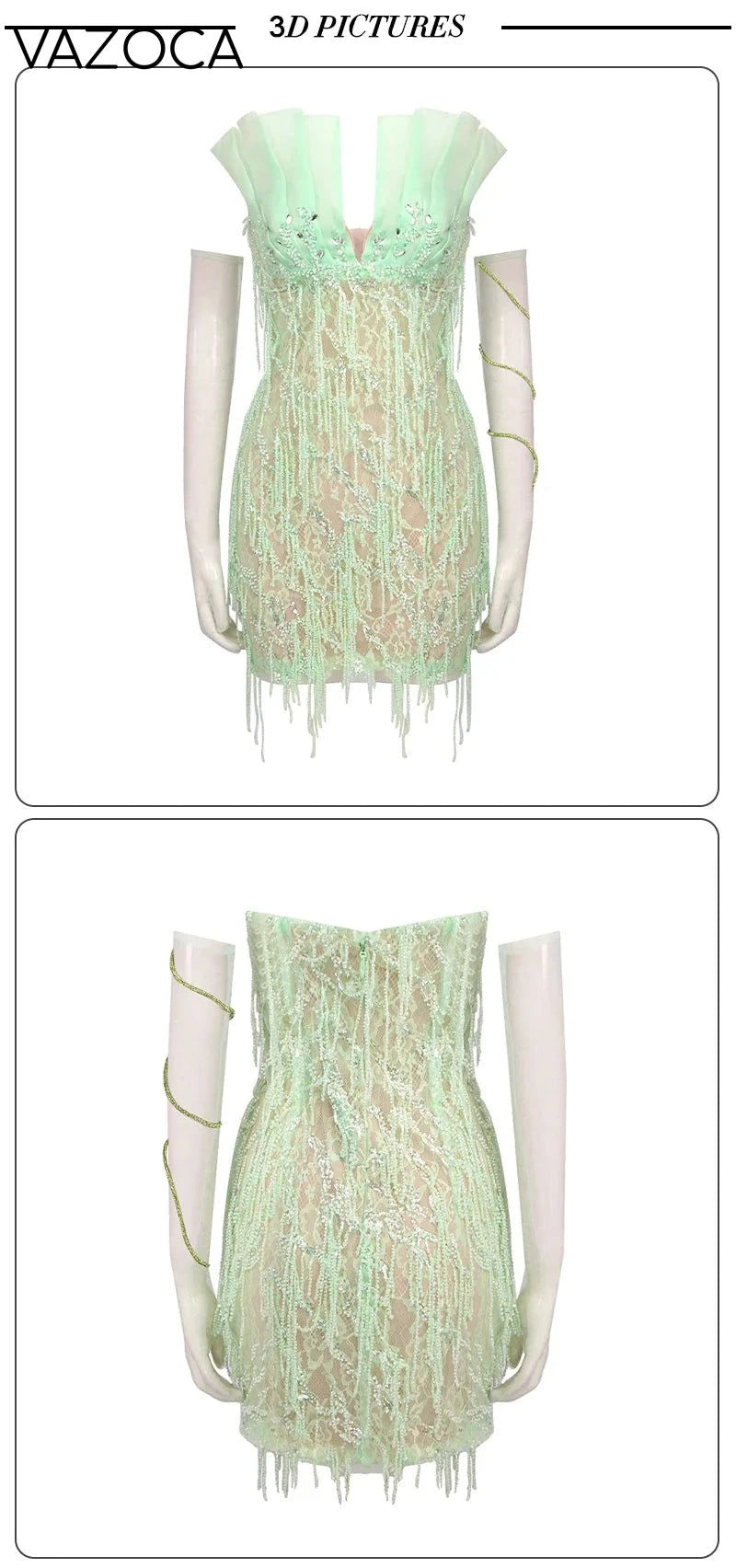 Kiana Beading Mini Dress