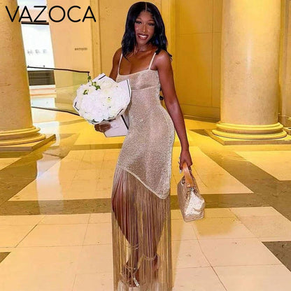 Kloe Tassel Maxi Dress
