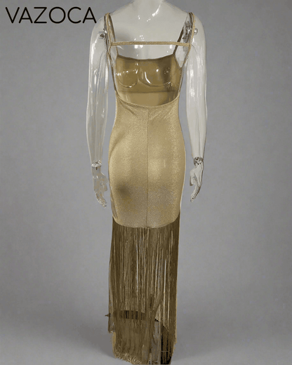 Kloe Tassel Maxi Dress
