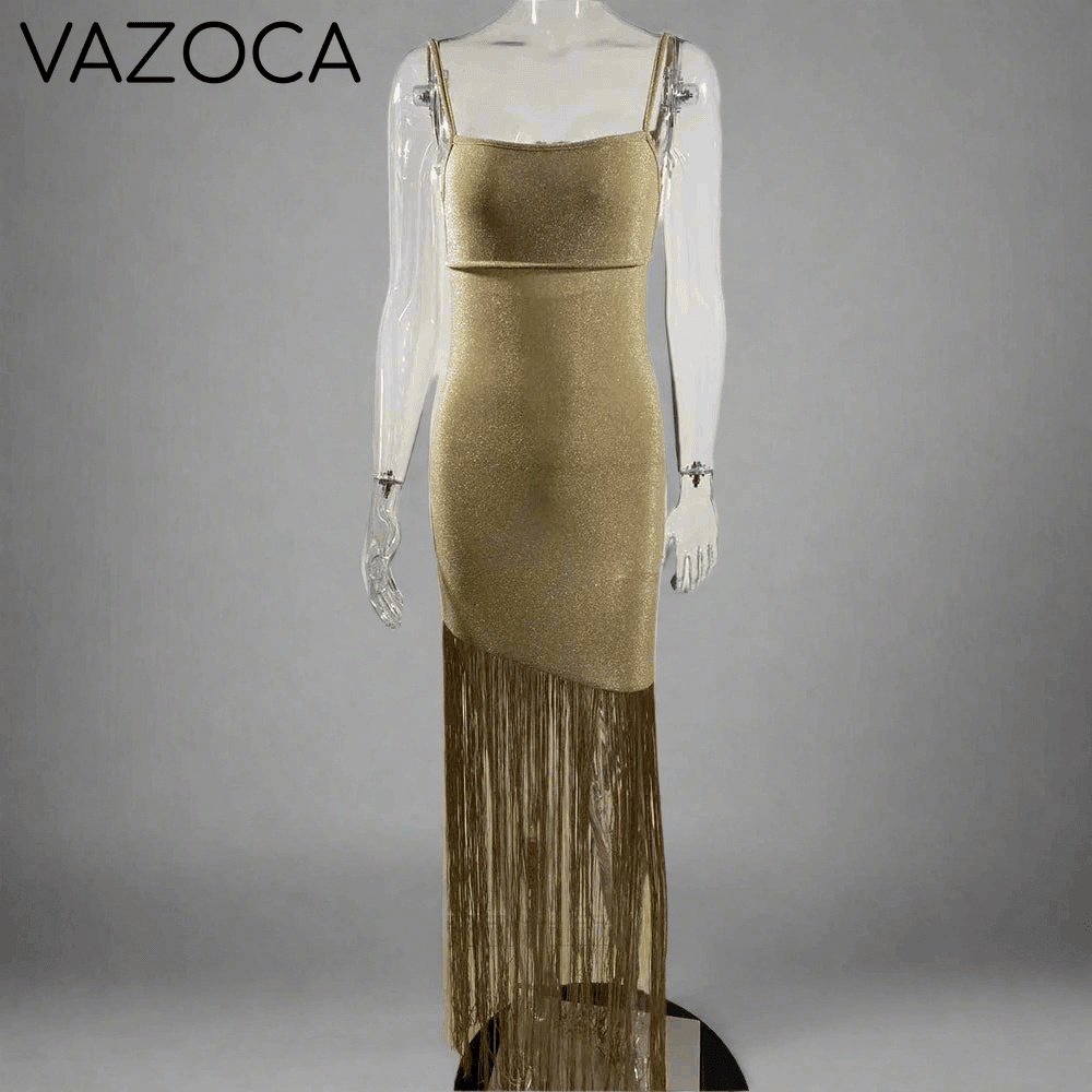 Kloe Tassel Maxi Dress