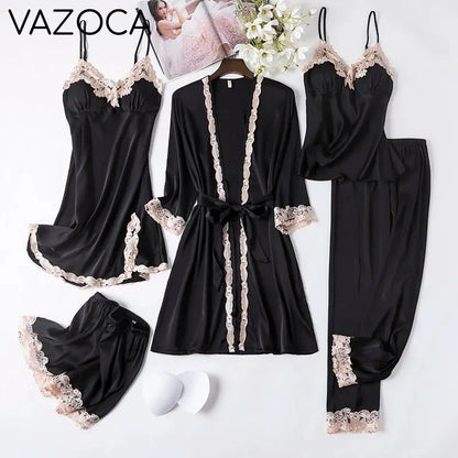 Lace Kimono Pajama Set