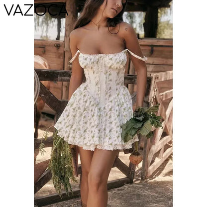 Lace Me Up Mini Dress
