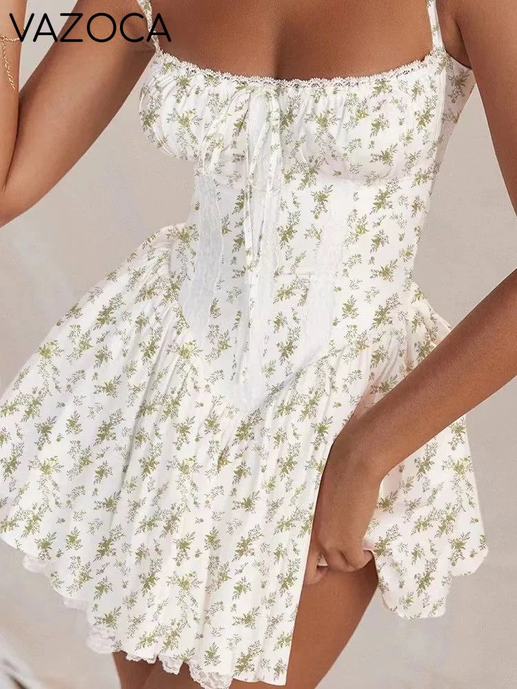 Lace Me Up Mini Dress