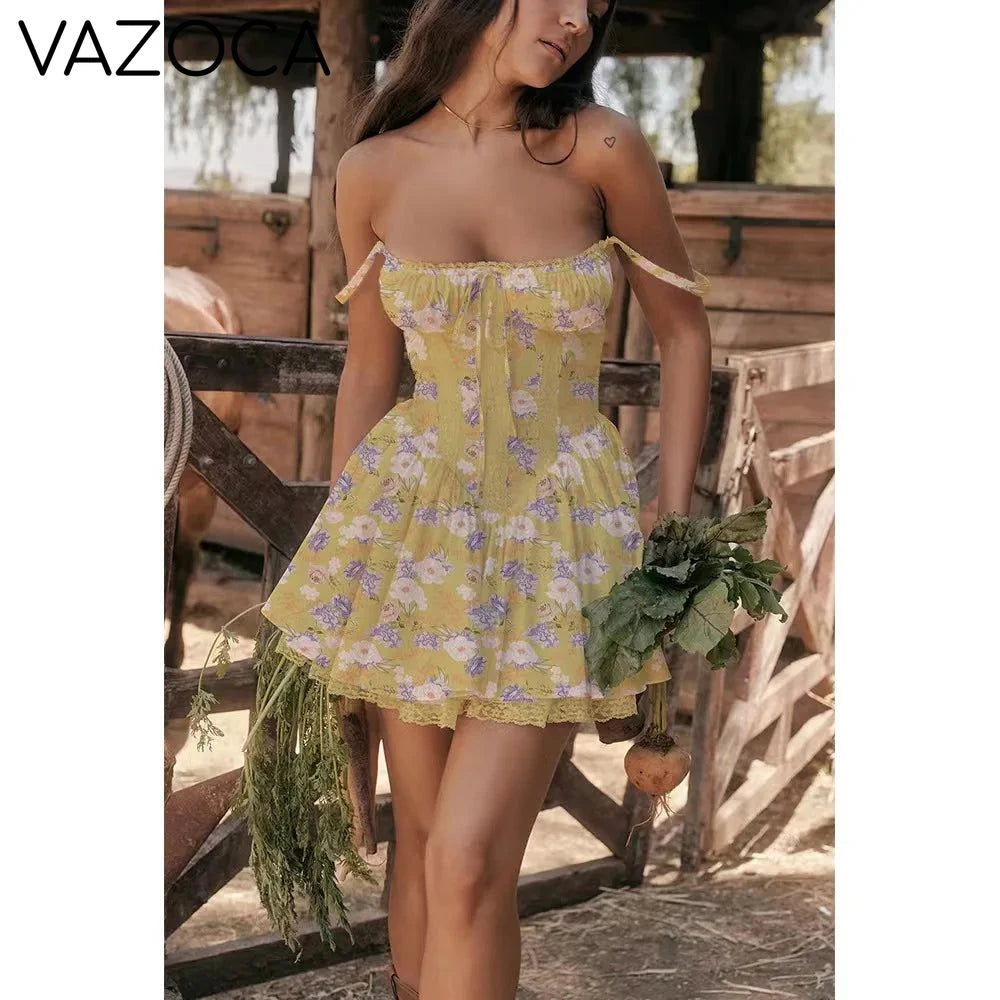 Lace Me Up Mini Dress
