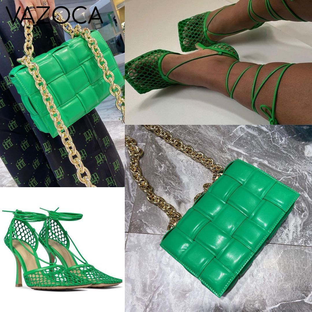 Lace Up Mesh High Heels