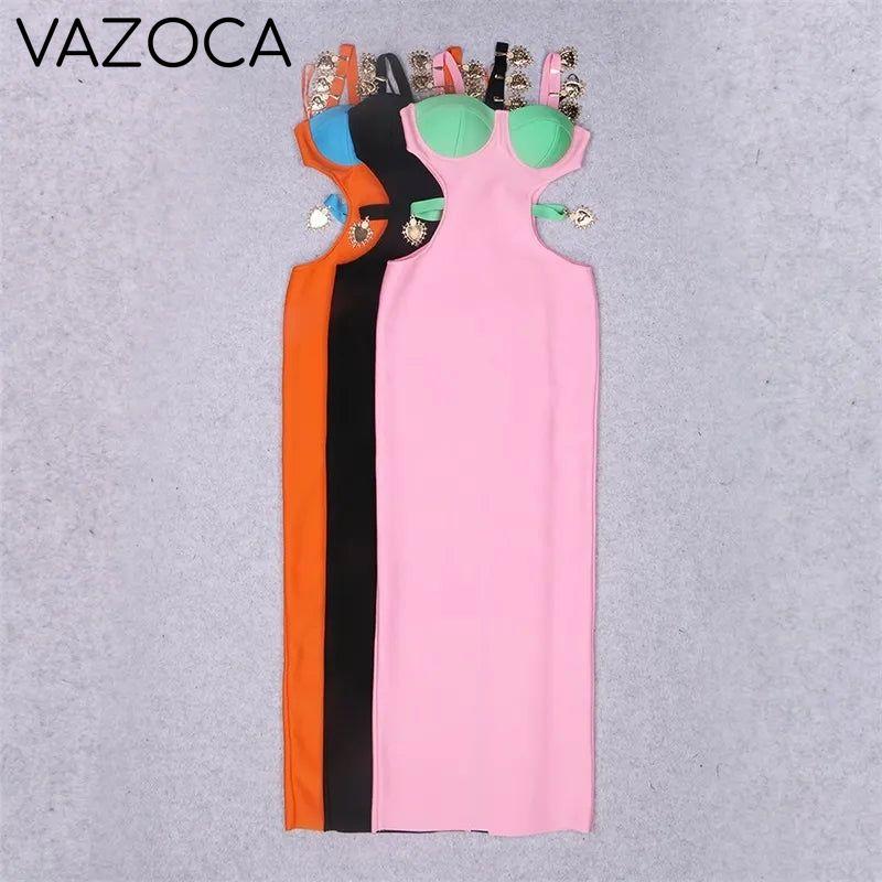 Lauren Bodycon Bandage Maxi Dress