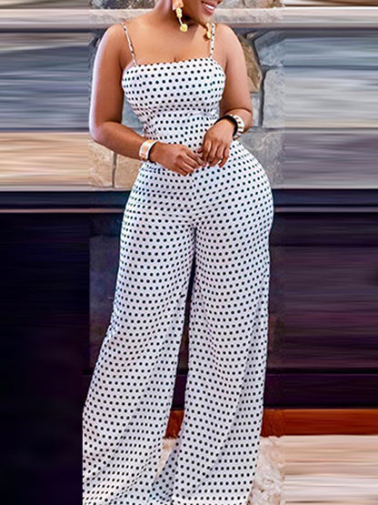 Dots Tied Jumpsuit
