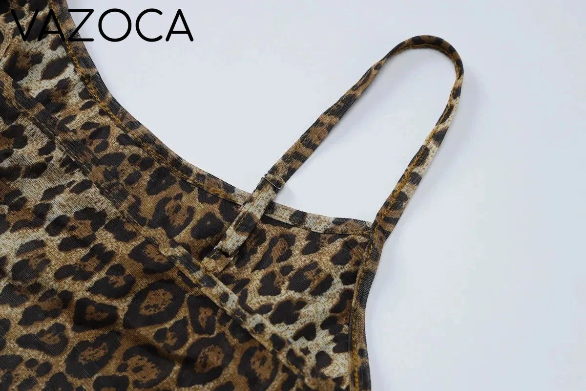 Leopard Vintage Pants Set