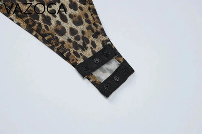 Leopard Vintage Pants Set
