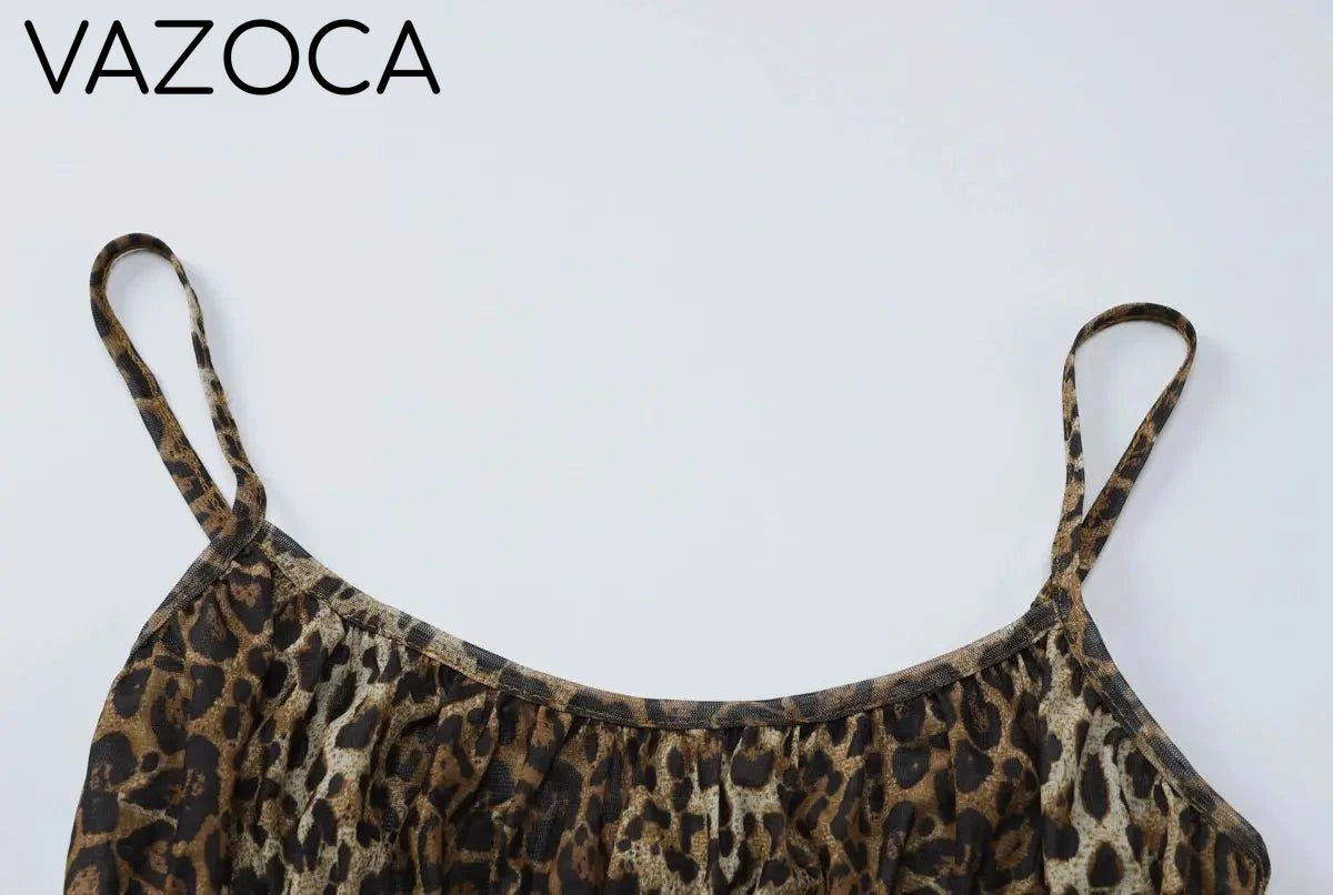 Leopard Vintage Pants Set