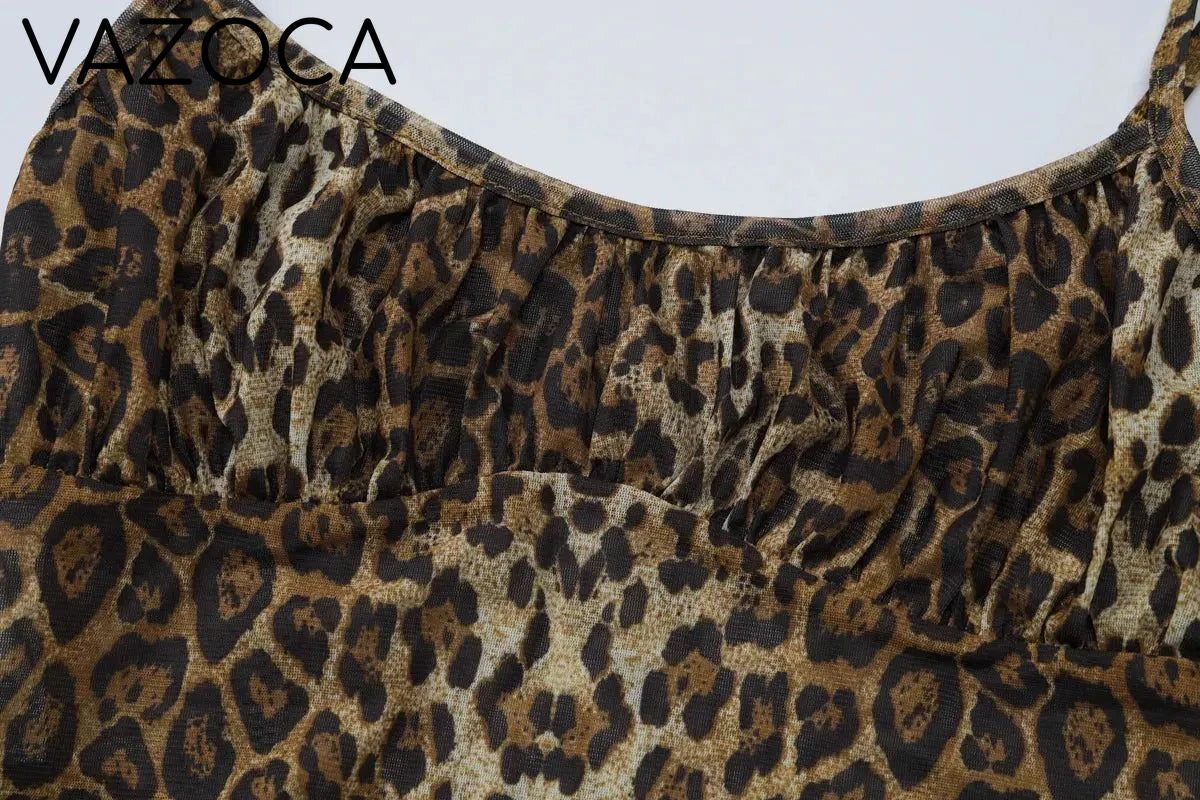 Leopard Vintage Pants Set