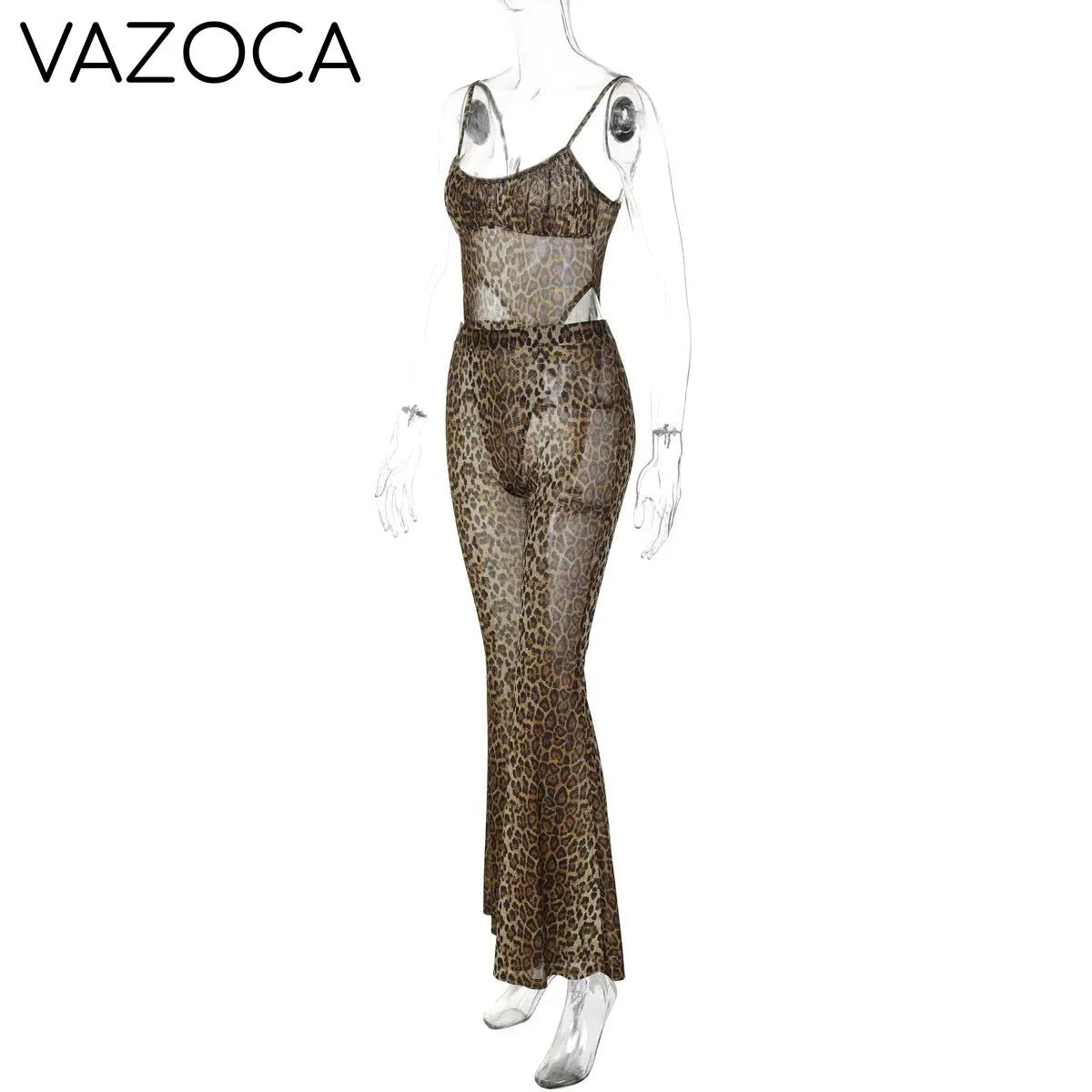 Leopard Vintage Pants Set
