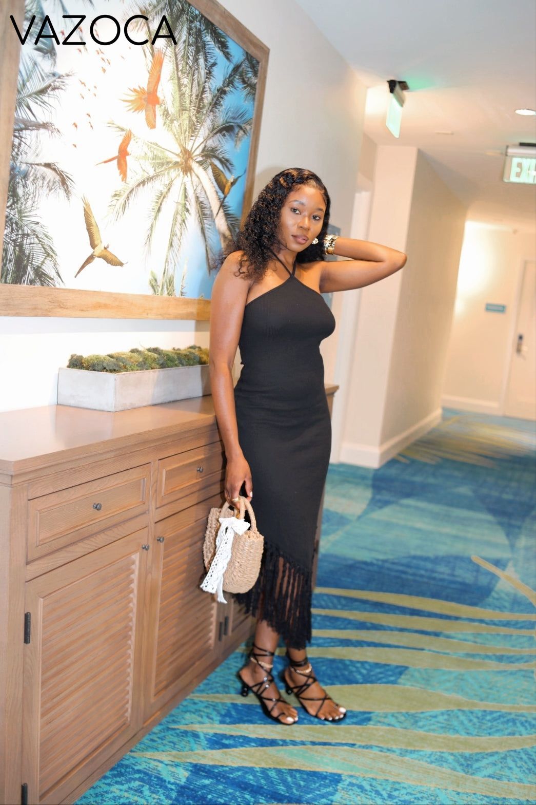 Leslie Fringe Bodycon Dress