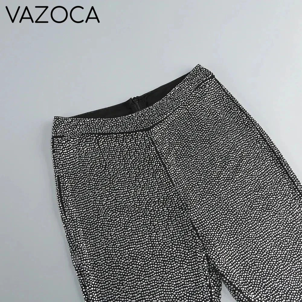 Livia Blazer Sequins Pants Set
