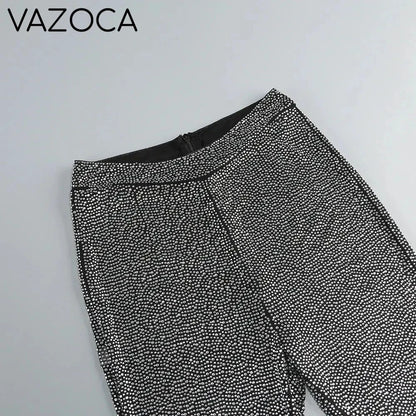 Livia Blazer Sequins Pants Set