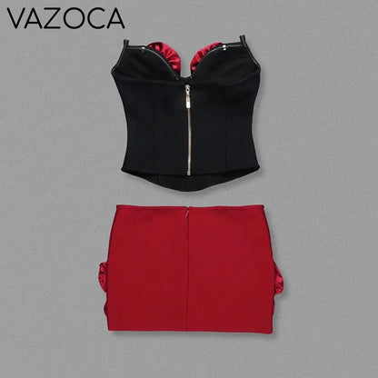 Lizzy Bandage Skirt Set