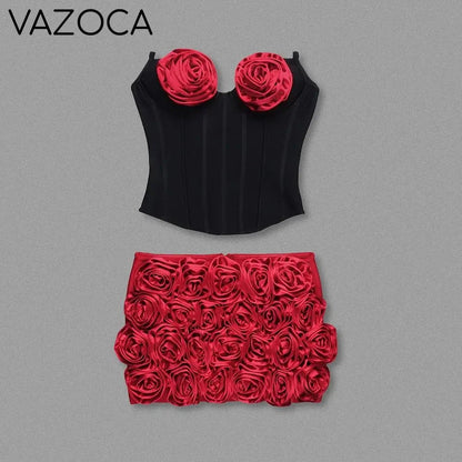 Lizzy Bandage Skirt Set