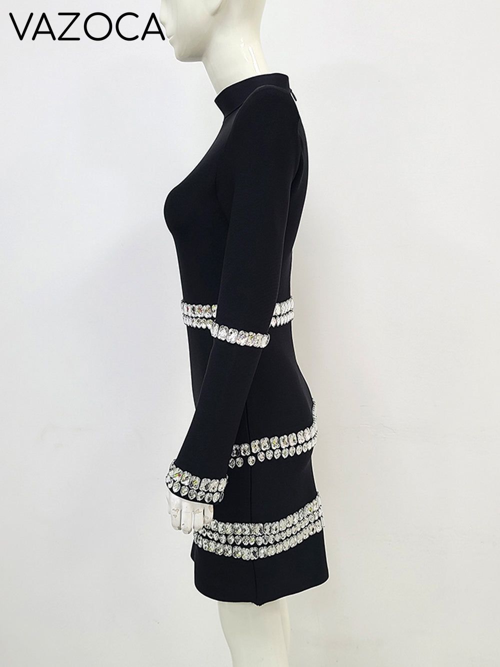 Lorna Crystal Bandage Mini Dress