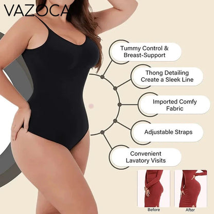 Low Back Shapewear Seamless Bodysuit