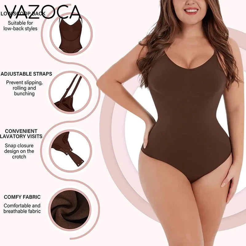 Low Back Shapewear Seamless Bodysuit