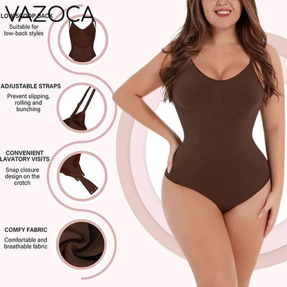 Low Back Shapewear Seamless Bodysuit