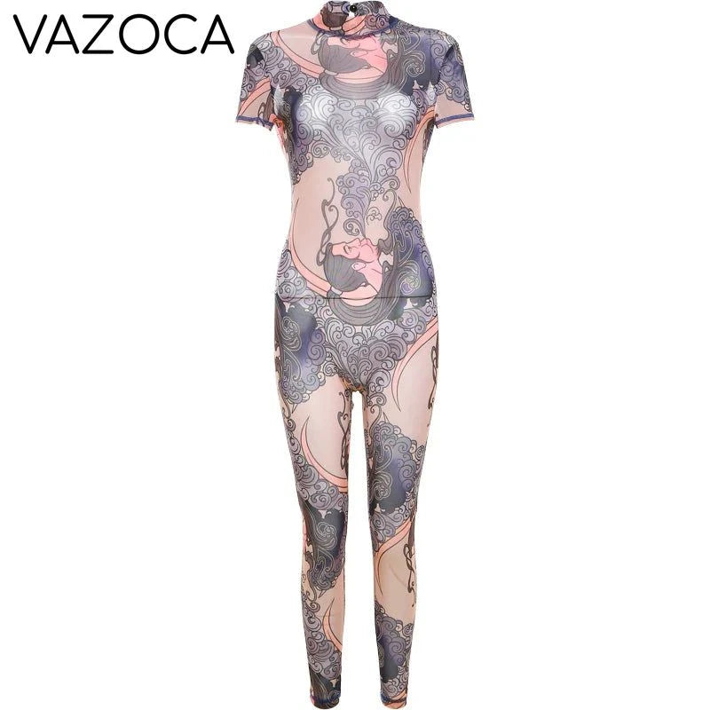 Lucy Mesh Jumpsuit