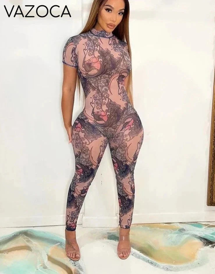 Lucy Mesh Jumpsuit