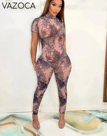 Lucy Mesh Jumpsuit