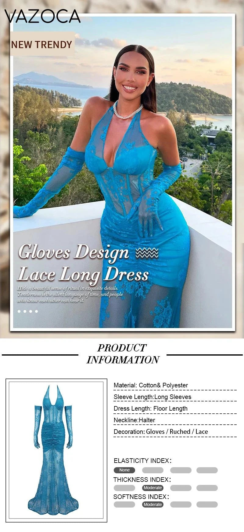 Luna Lace Maxi Dress